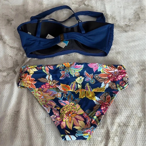 Bleu Rod Beattie Bikini Swimsuit Top Size 34D Bottom Size 6 - Picture 7 of 10